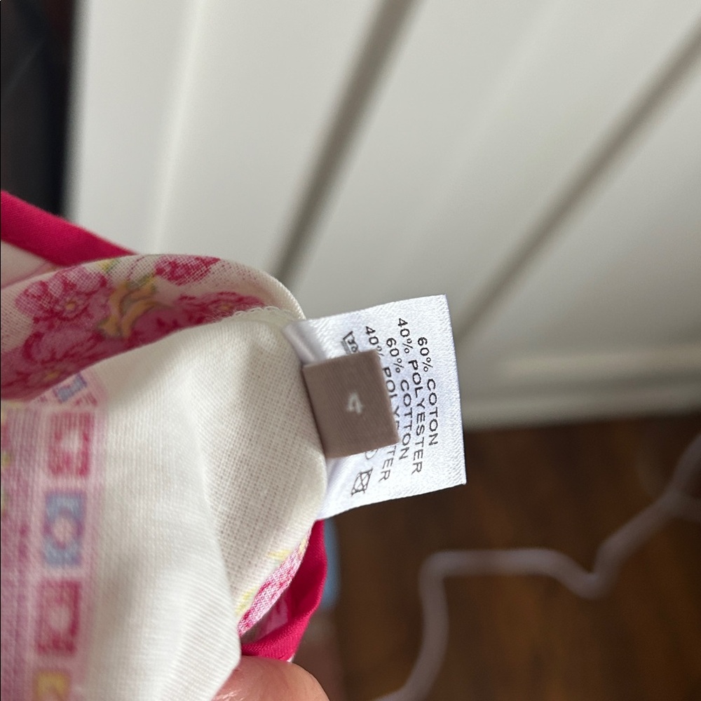 Girls Floral Tank Disney Epcot Dress from the France Pavilion Size 4 - Picture 6 of 6